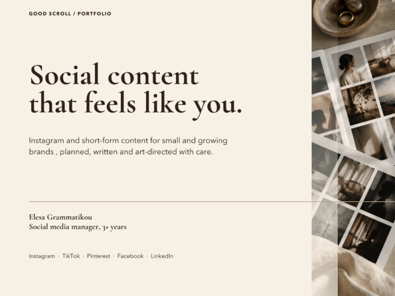 Portfolio | Good Scroll Club