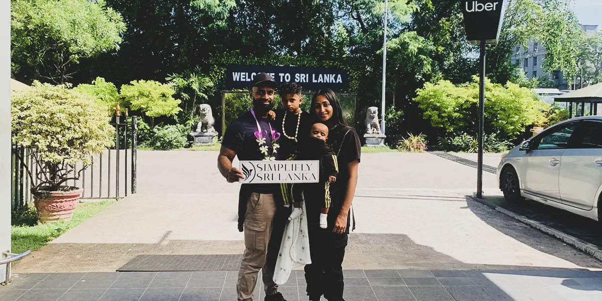 Solo traveler smiling