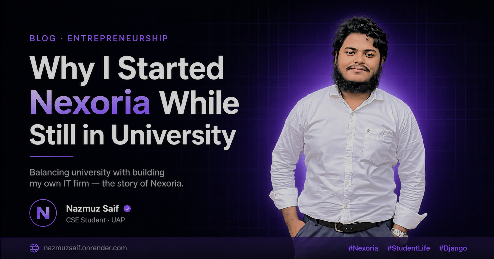 Why I Started Nexoria While Still in University