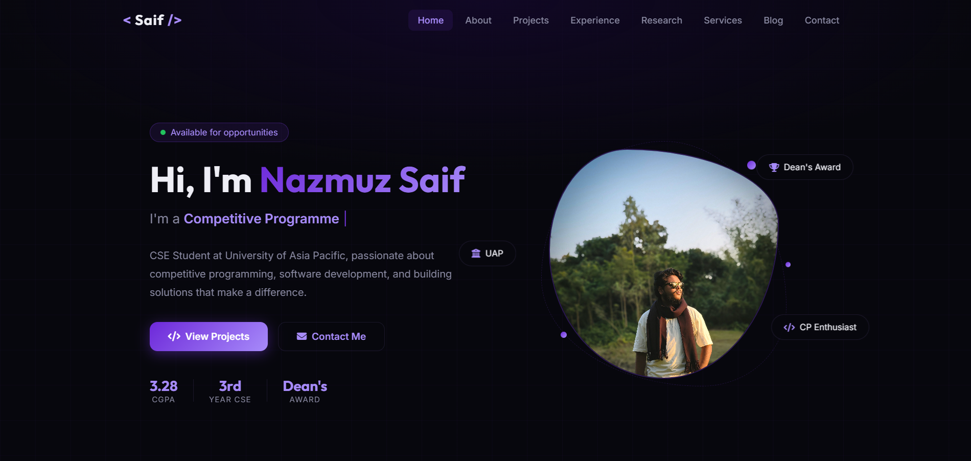 Personal Portfolio Website