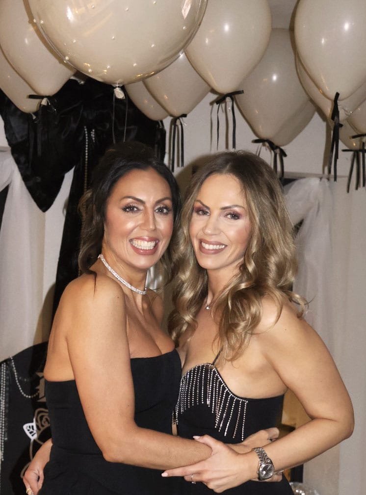 Siblings at event