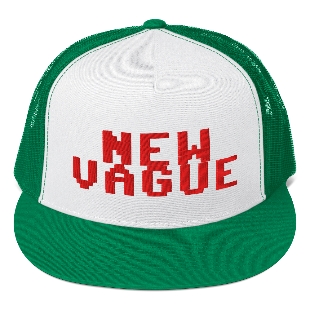 NEW VAGUE CITY TRUCKER CAP - Kelly/ White/ Kelly