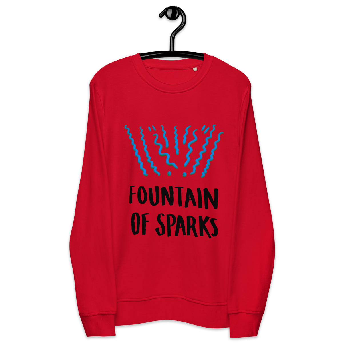 Fountain of Sparks Sweatshirt - Red, S