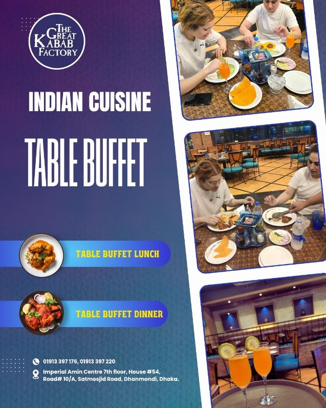 indian cuisine table buffet