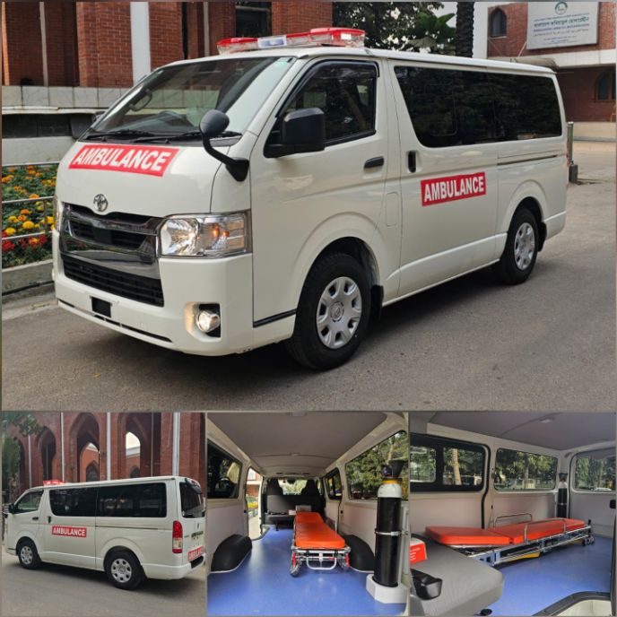 Toyota Hiace Ambulance Conversion & Supply in Bangladesh