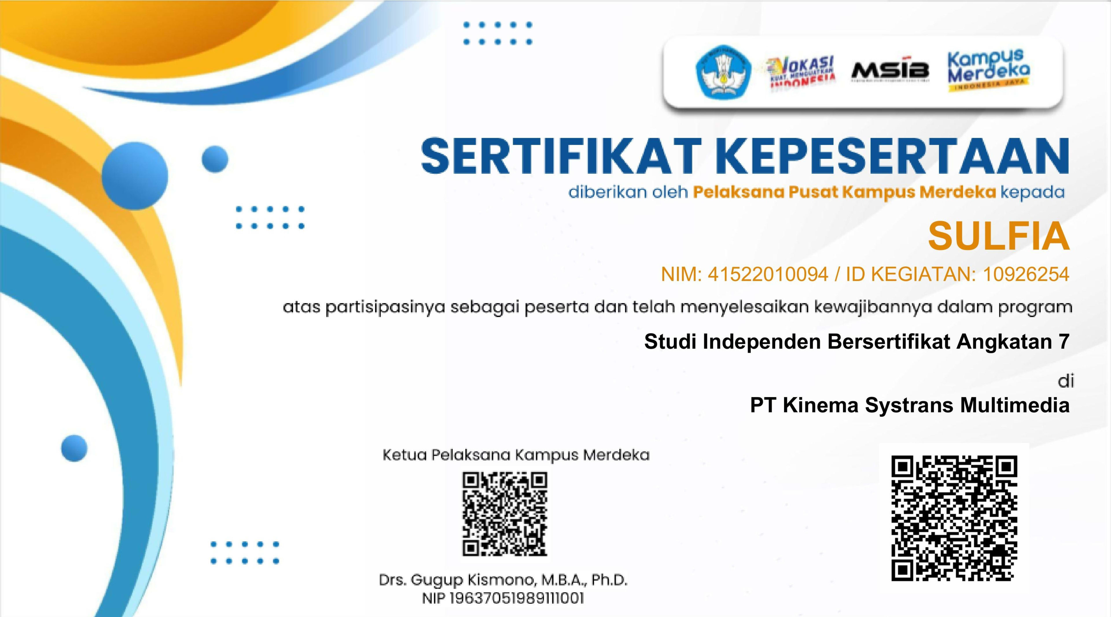 MSIB Kampus Merdeka