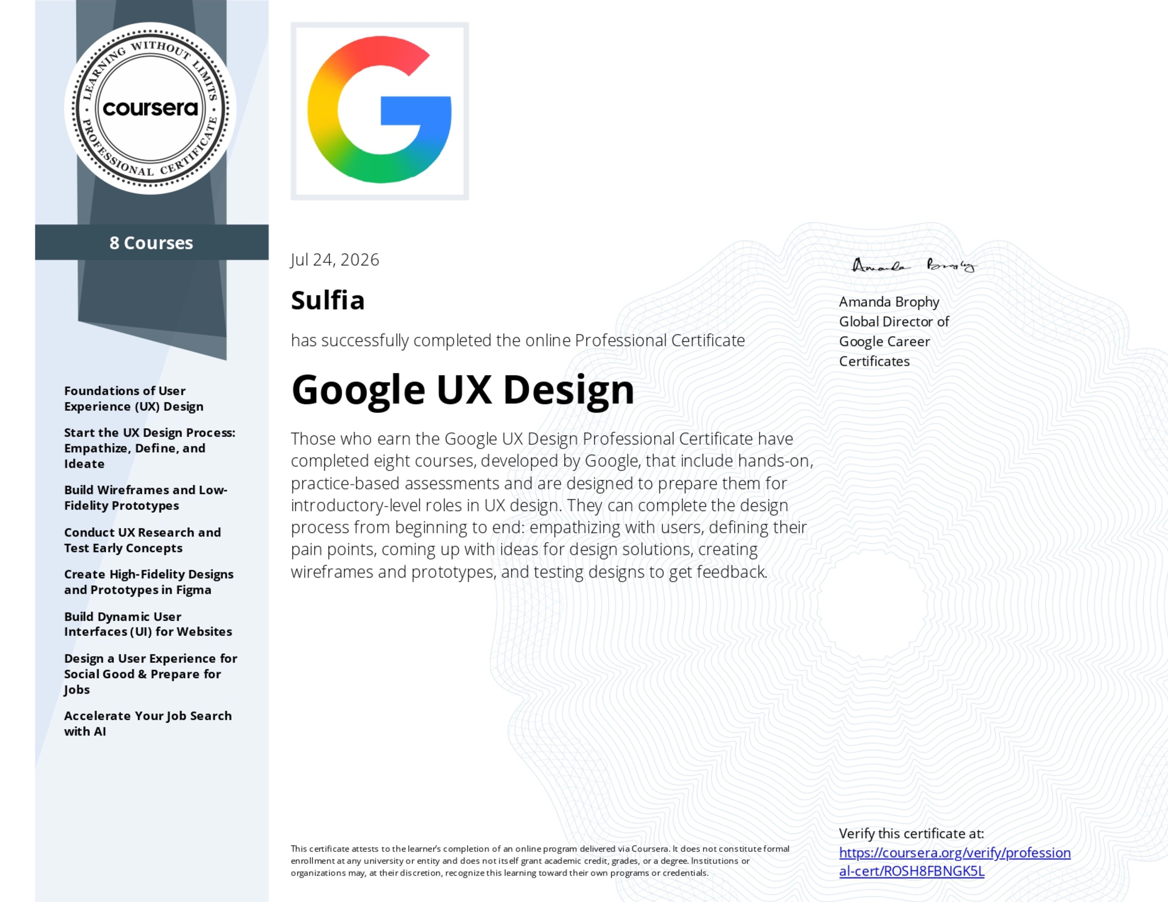 Google UX Design