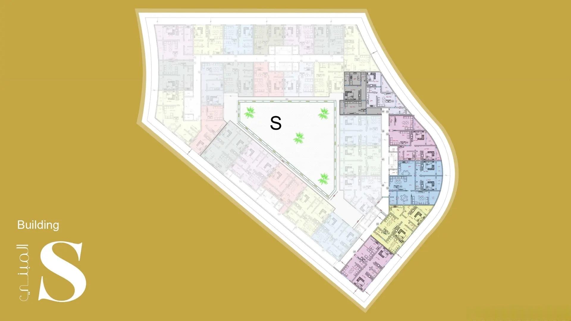 Building S Master Floor Plan & Layout Distribution