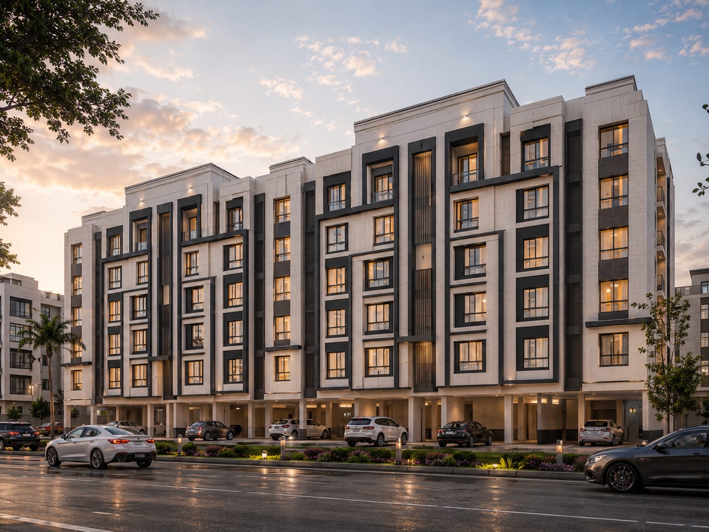 Al Rehab Project Modern Residential Facade