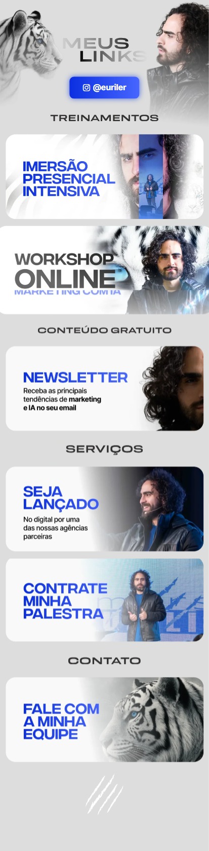Preview da página mobile no iPhone 14 Plus