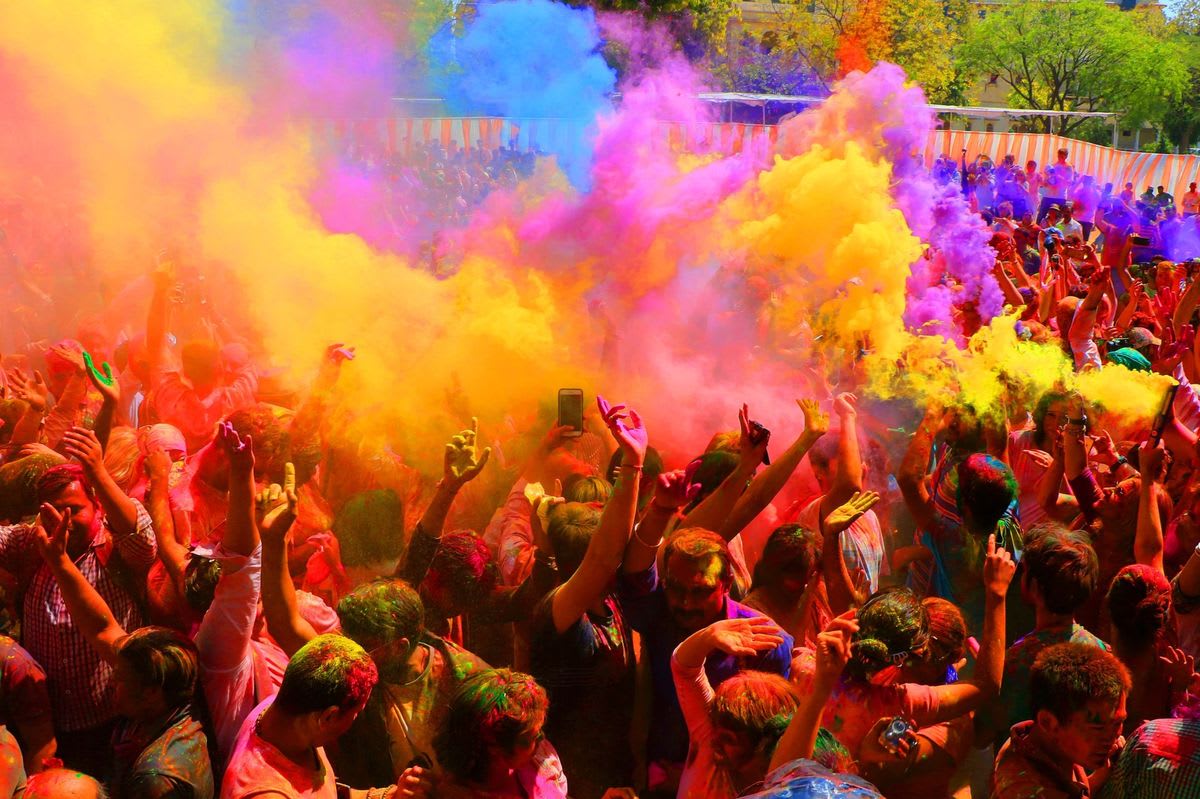 India con festival Holi - Imagen 2