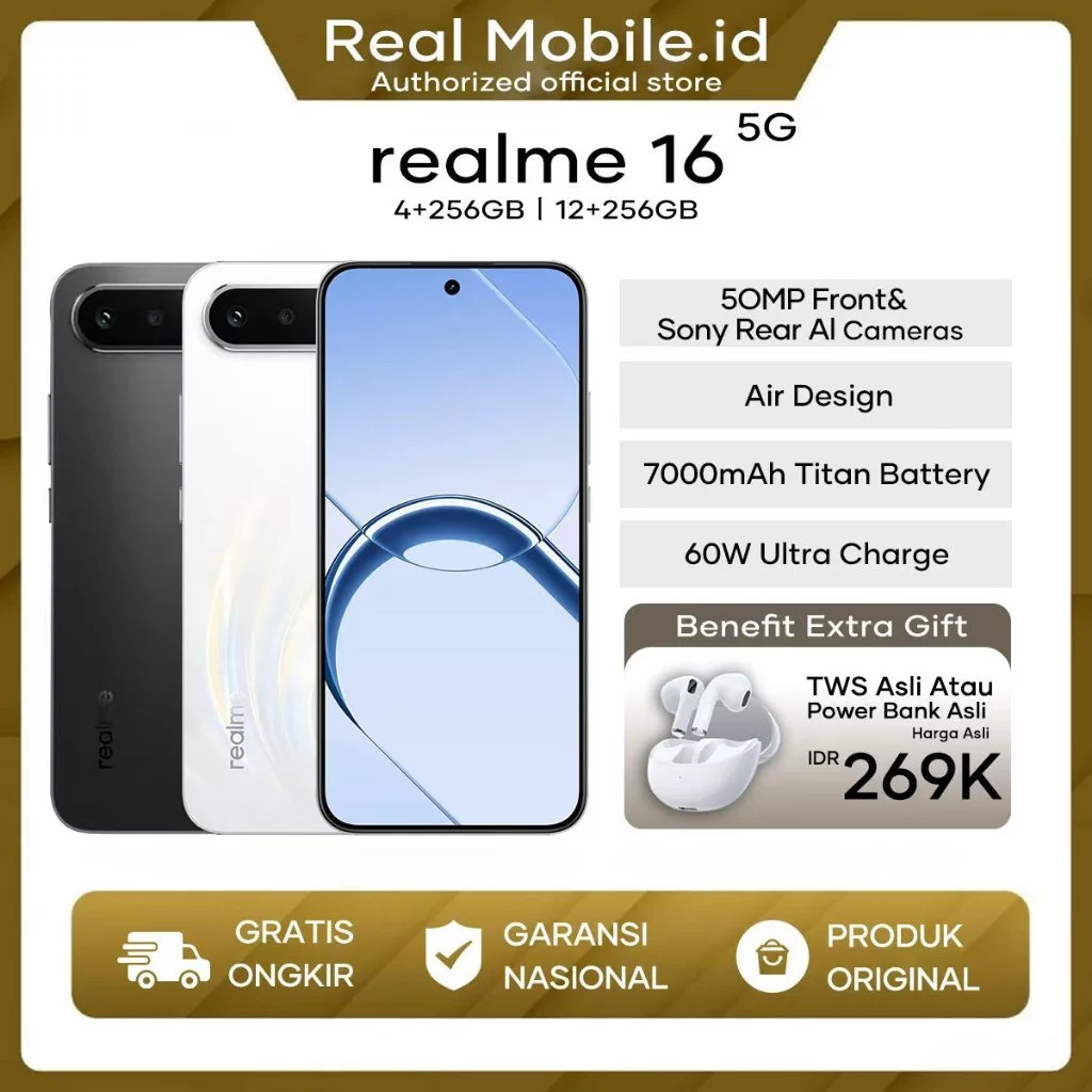 Realme 16 Pro+ 5G — flagship killer terbaik 2026