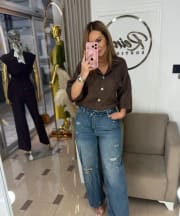 Distressed Wide Leg Jeans “Urban Denim”