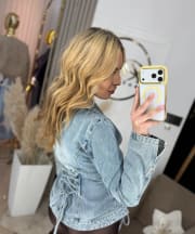 Denim Corset Jacket “Texas Glam”