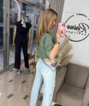 Wide Leg Lanene Hlače “Summer Flow”