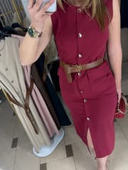 Elegant Midi Dress “Classic Line”