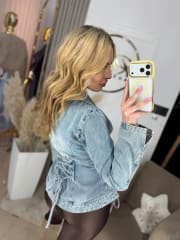 Denim Corset Jacket “Texas Glam”