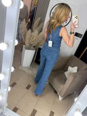 Denim Gold Button Set “Classic Blue”
