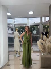 Saten Maxi Haljina “Glow”