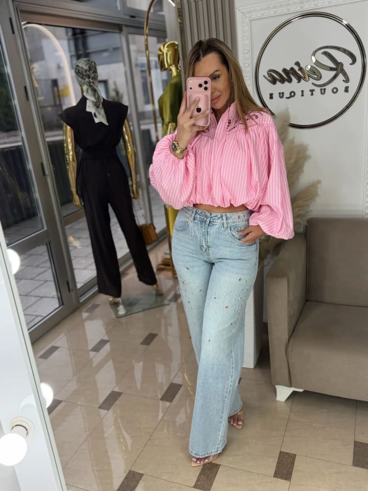 Wide Leg Jeans “Blue Relax”