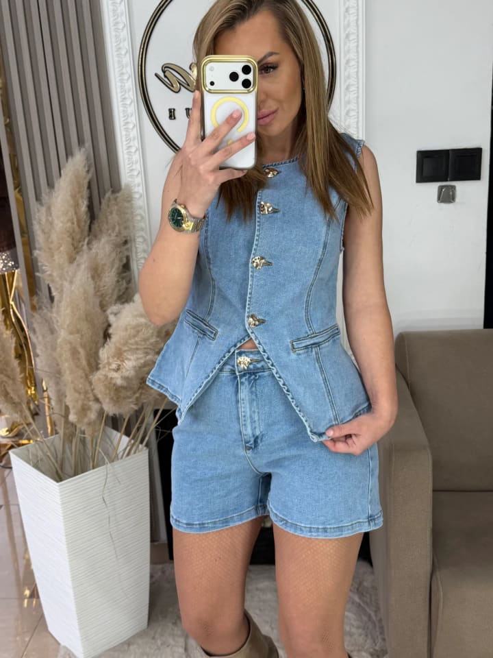 Denim Short Set “Urban Style”