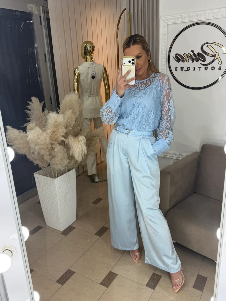 Lace Elegance Set “Sky”