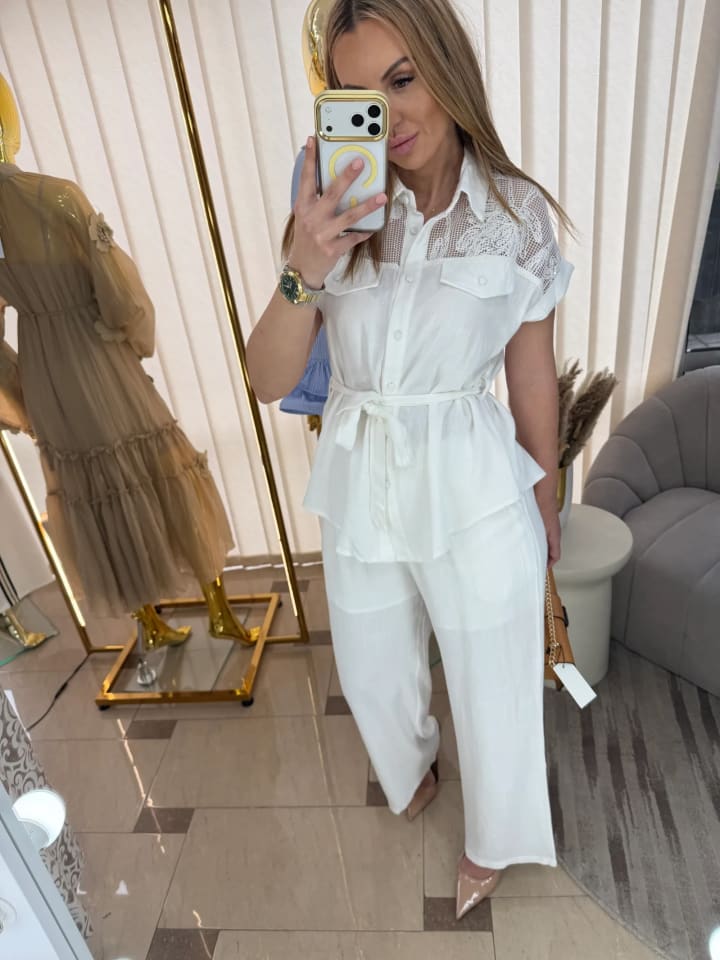 Linen Set “Natural White”