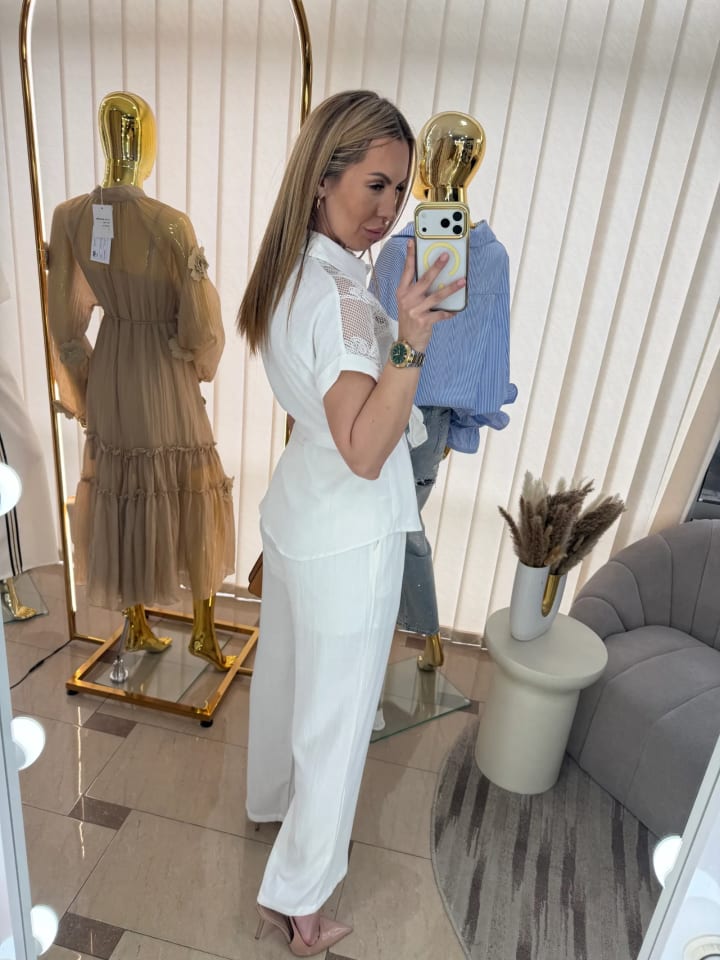 Linen Set “Natural White”