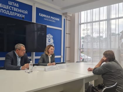 Оксана Михеева провела прием граждан