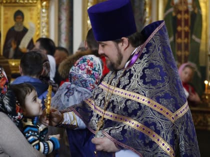 Торжество православия в храме в честь святителя Николая Николая Чудотворца г. Сургута