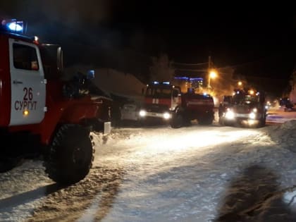 Двух человек спасли сотрудники МЧС Югры во время пожара в квартире