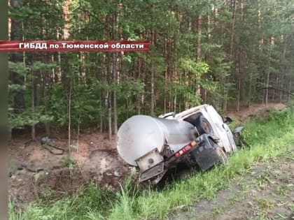 В Тюменской области водитель молоковоза погиб, уснув за рулем