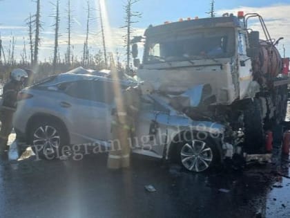 Два человека погибли в ДТП с КамАЗом на трассе в Югре
