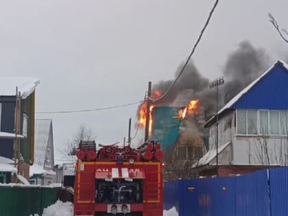 В районе Сургута горел дачный дом