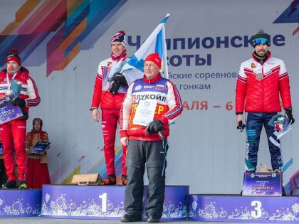 Сергей Устюгов - бронзовый призер масс-старта на «Чемпионских высотах»