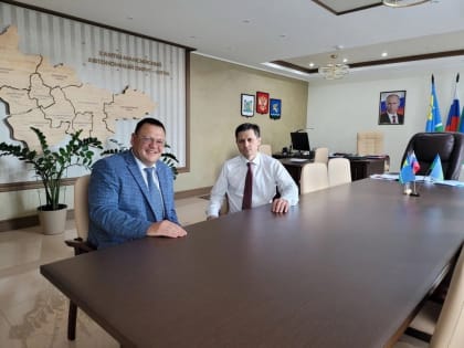 Александр Нохрин встретился с главой Лангепаса Сергеем Горобченко