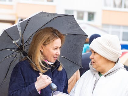 Оксана Михеева приняла участие в Международном дне соседей в Ханты-Мансийске