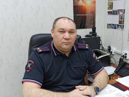 Обращение начальника Госавтоинспекции Октябрьского района  подполковника полиции Евгения Мухортикова