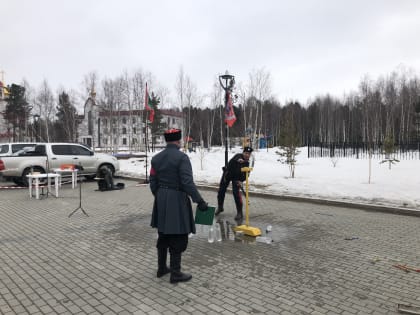 В Сургуте прошли состязания югорских казаков по рубке шашкой «Казарла»