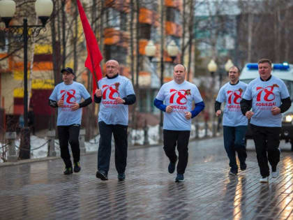 В Белоярском районе организовали марафон «78 километров Победы»