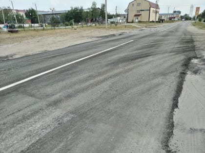 В Приобье продолжаются работы по ремонту дорог