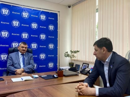 Николай Ташланов встретился с ректором Ханты-Мансийской медакадемии