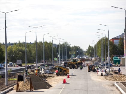 В Сургуте завершается второй этап капитального ремонта дороги на улице Привокзальной