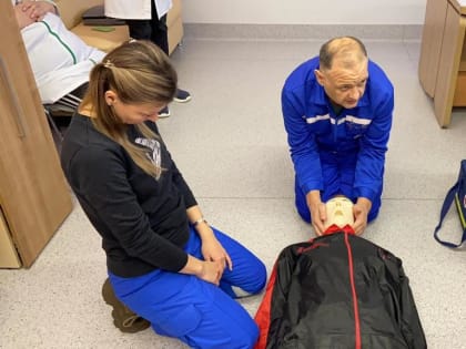 Навыки сердечно-легочной реанимации отработали врачи Талинки