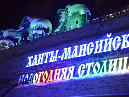 В Новогодней деревне в столице Югры проходят разные активности