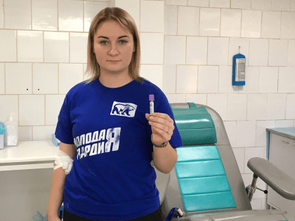 Молодогвардейцы Нефтеюганска вступили в регистр доноров костного мозга