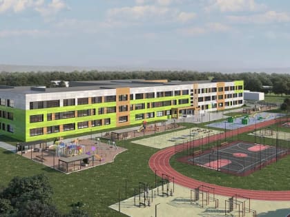 В Березово строят современную трехэтажную школу