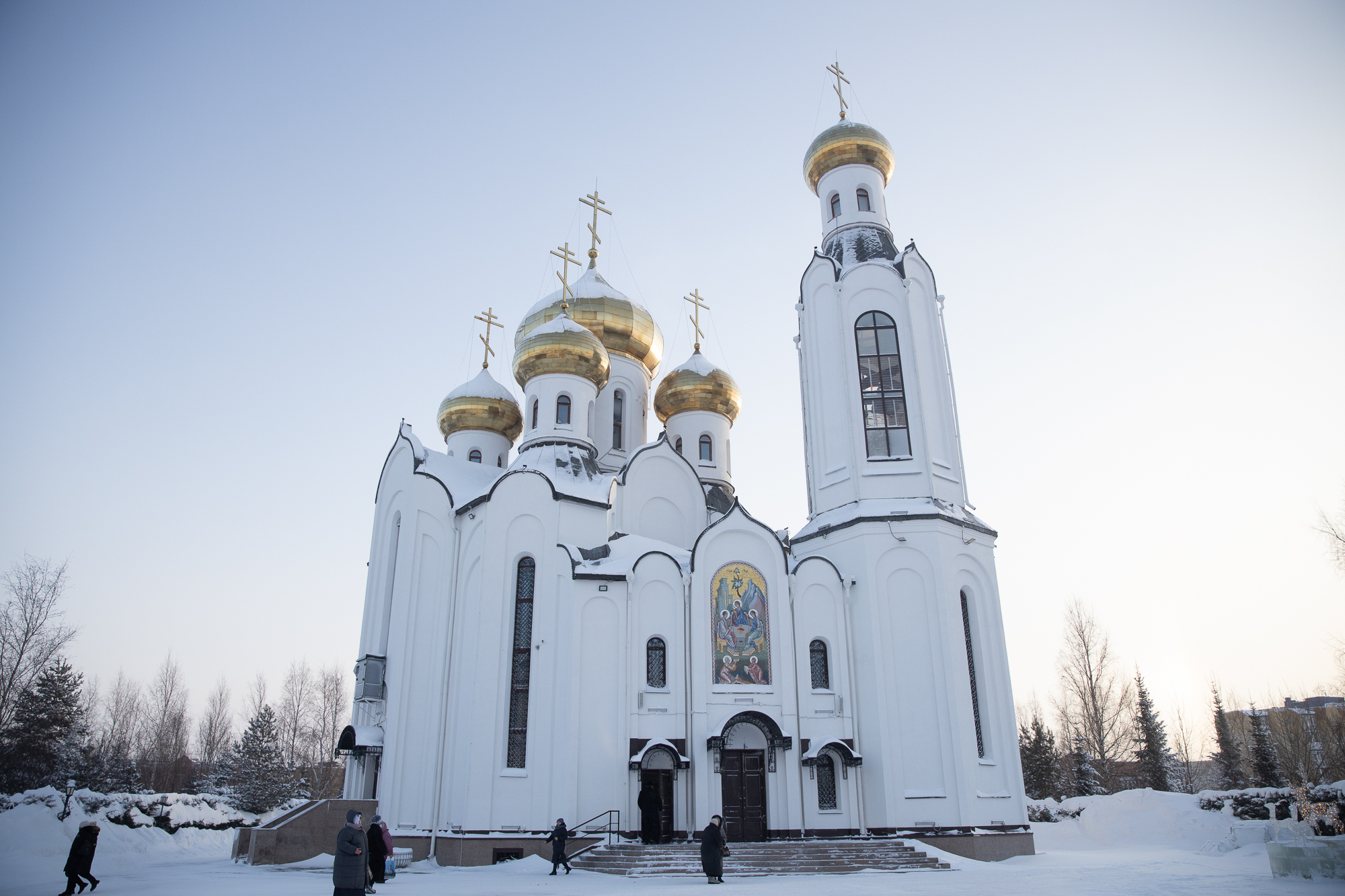 Храм Рождества Христова Нижневартовск осенний