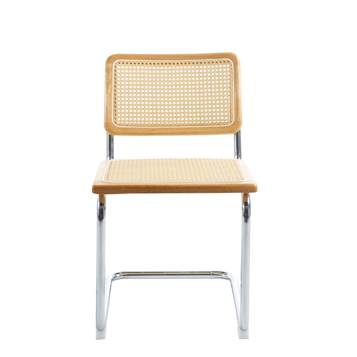 Silla Breuer Madera y Rattan - Madera
