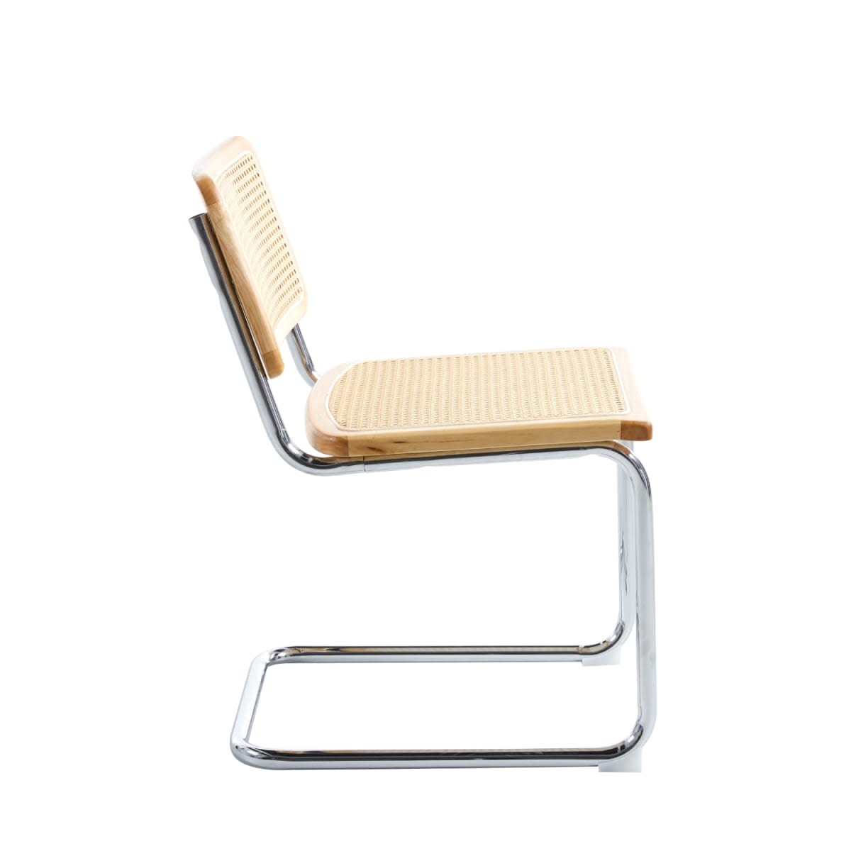 Silla Breuer Madera y Rattan - Madera